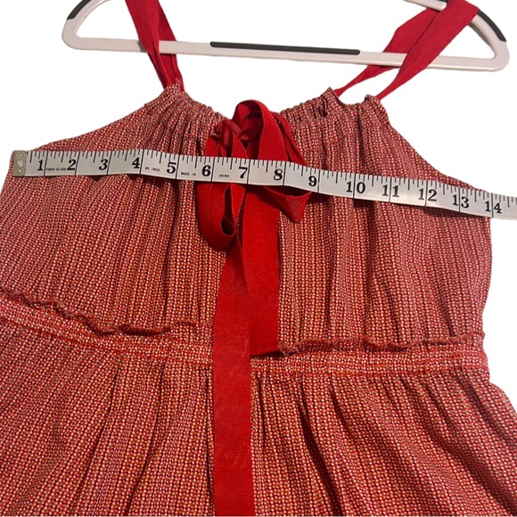 American Eagle Junior’s ribbon strap top size 2 - Picture 7 of 9